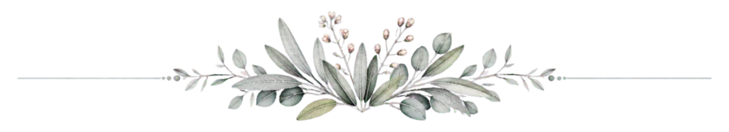 Home sage and steel botanical divider